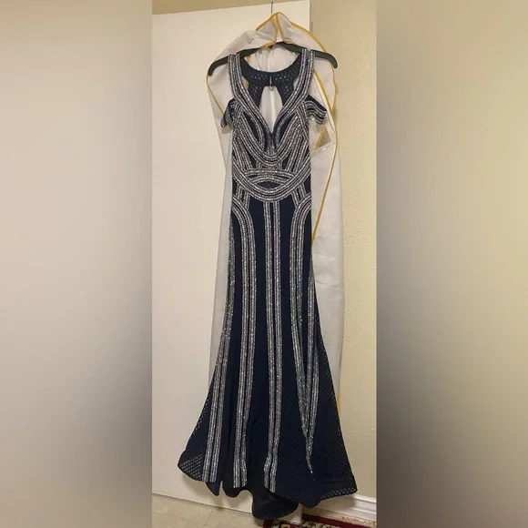 green emerald velvet dress Alberto Makali Off-Shoulder Evening Gown 12 / Black